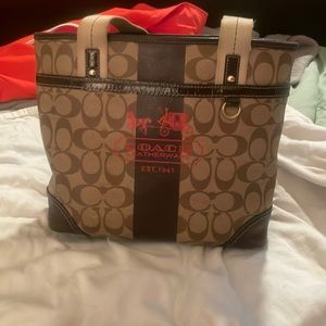 Coach leather ware purse